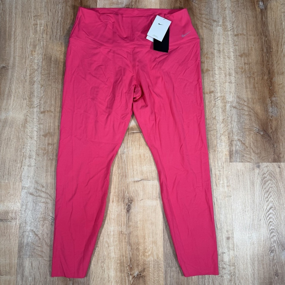 NEW Nike Zenvy XL High Waisted 7/8 Leggings Adobe Yoga Pants DQ6015-666 $100
